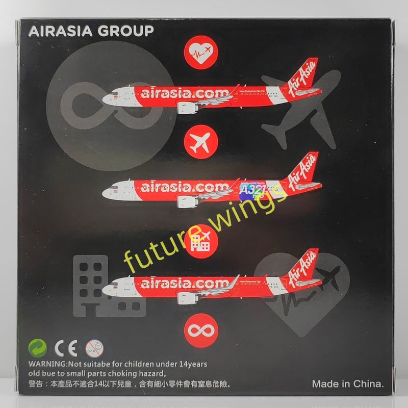 1:400 PandaModel Air Asia A321neo 9M-VAC HS-EAC HS-EAB Aircraft Model+Free Tractor