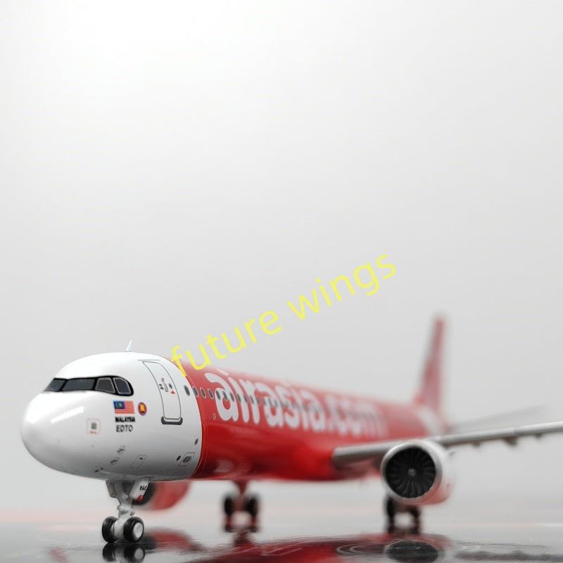 1:400 PandaModel Air Asia A321neo 9M-VAC HS-EAC HS-EAB Aircraft Model+Free Tractor