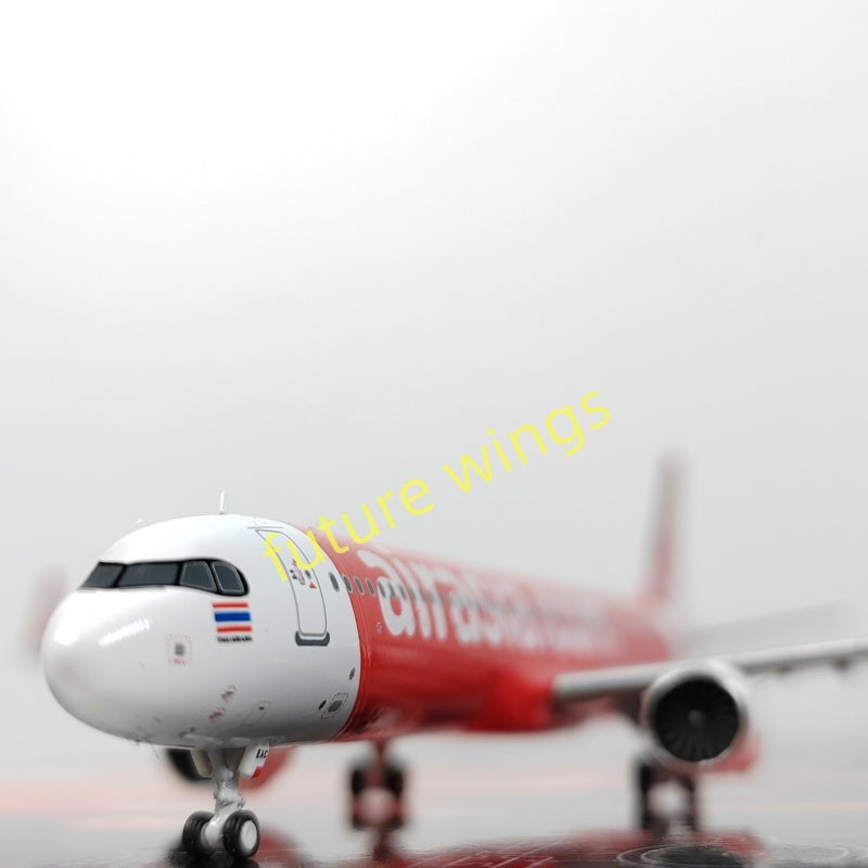 1:400 PandaModel Air Asia A321neo 9M-VAC HS-EAC HS-EAB Aircraft Model+Free Tractor