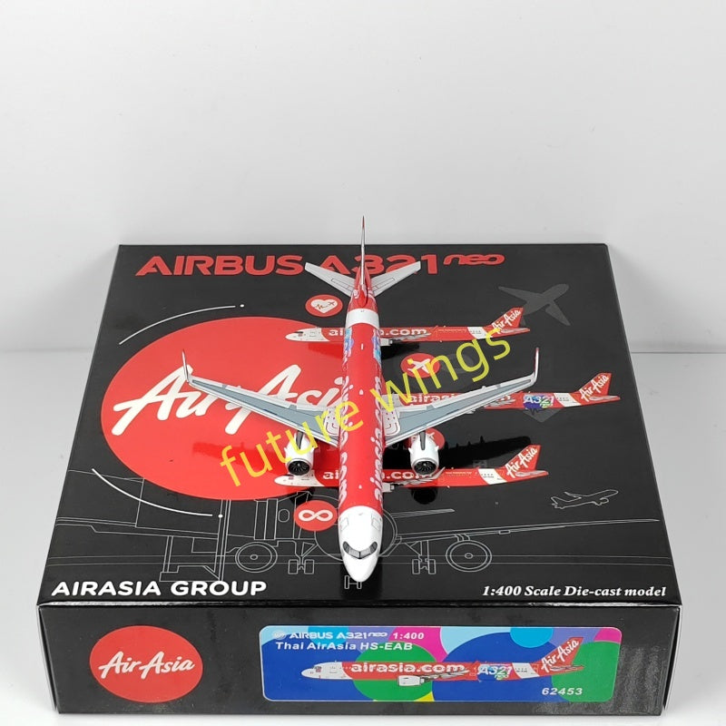 1:400 PandaModel Air Asia A321neo 9M-VAC HS-EAC HS-EAB Aircraft Model+Free Tractor