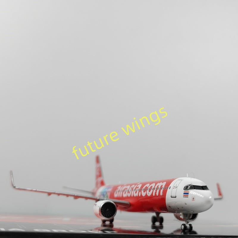 1:400 PandaModel Air Asia A321neo 9M-VAC HS-EAC HS-EAB Aircraft Model+Free Tractor