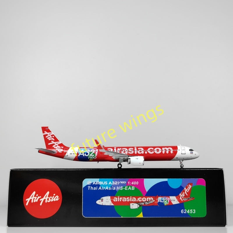 1:400 PandaModel Air Asia A321neo 9M-VAC HS-EAC HS-EAB Aircraft Model+Free Tractor