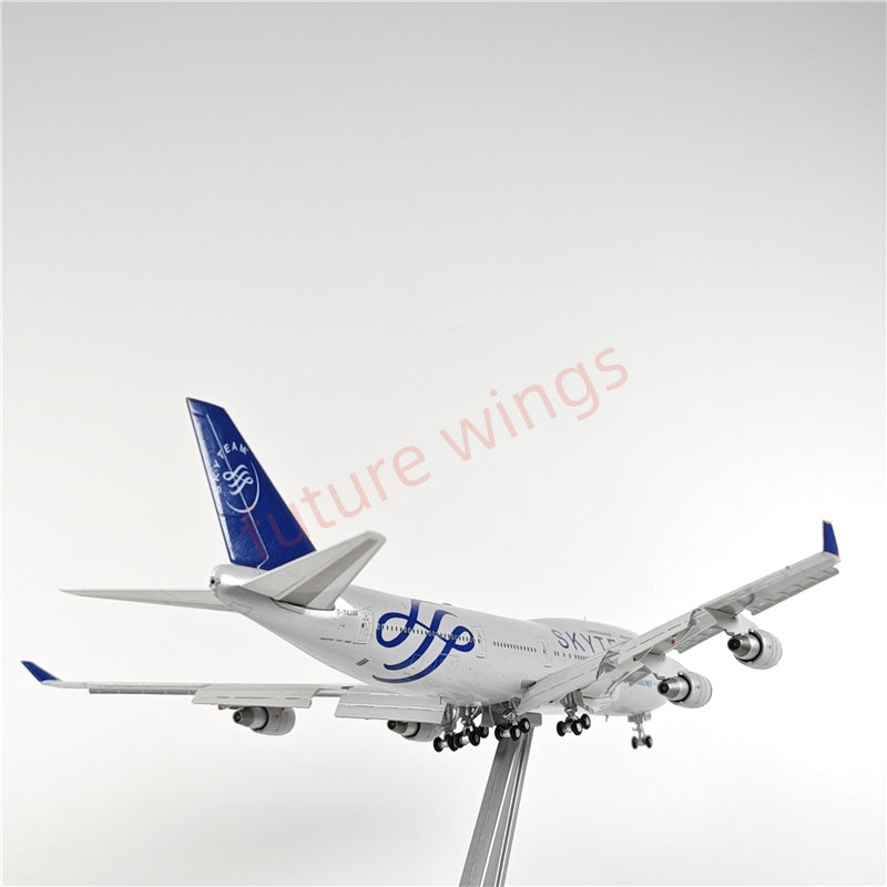 1:400 HX Models China Airlines B747-400 B-18206 "SKYTEAM"Aircraft Model With Stand+Free Tractor