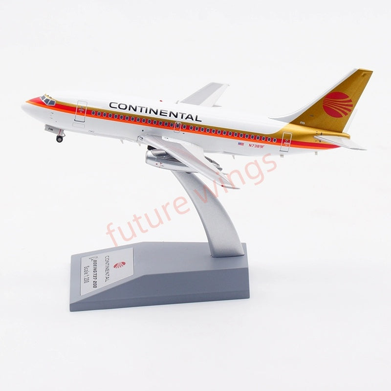 1:200 InFlight200 Continental Airlines B737-200 N7389F Diecast Aircraft Model