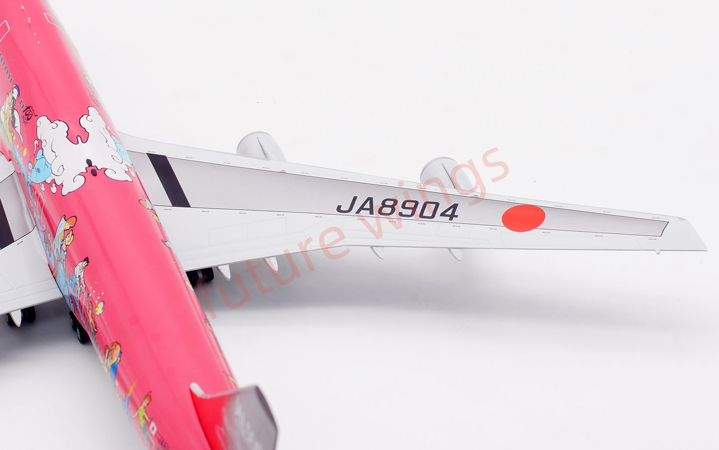 1:200 SQ Wings JAL Japan Airlines B747-400D JA8904 Diecast Aircraft Model