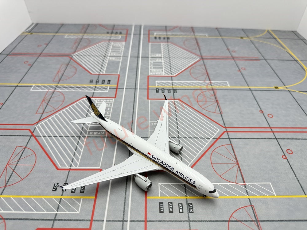 1:400 Geministar Singapore Airlines A350-900 9V-SMA 9V-SHA 9V-SMF Aircraft Model+Free Tractor