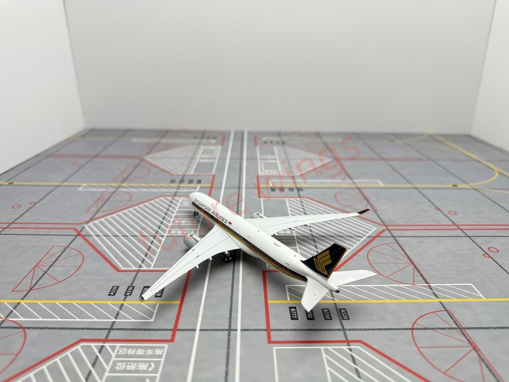 1:400 Geministar Singapore Airlines A350-900 9V-SMA 9V-SHA 9V-SMF Aircraft Model+Free Tractor