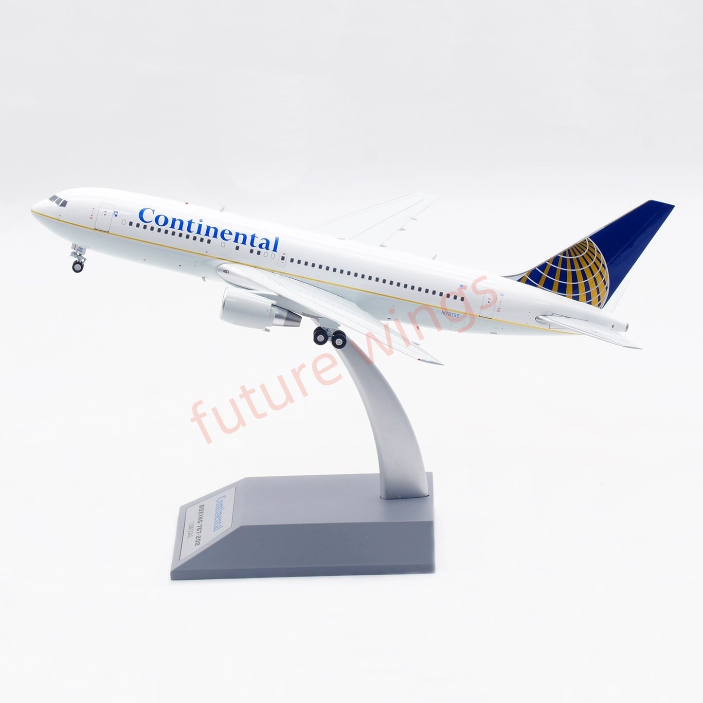 1:200 InFlight200 Continental Airlines B767-200 N76156 Diecast Aircraft Model