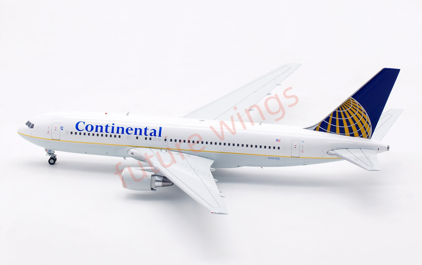 1:200 InFlight200 Continental Airlines B767-200 N76156 Diecast Aircraft Model