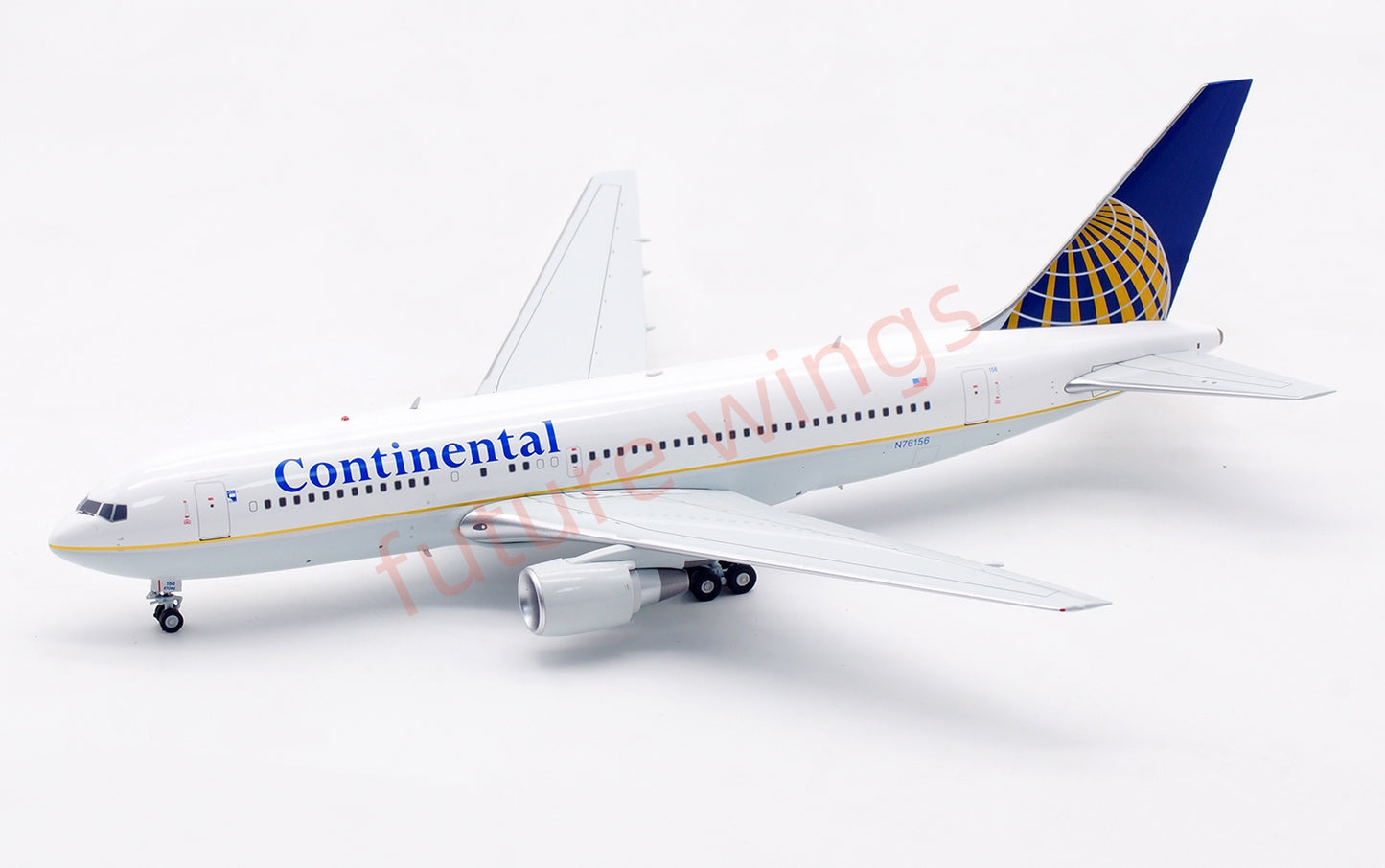 1:200 InFlight200 Continental Airlines B767-200 N76156 Diecast Aircraft Model