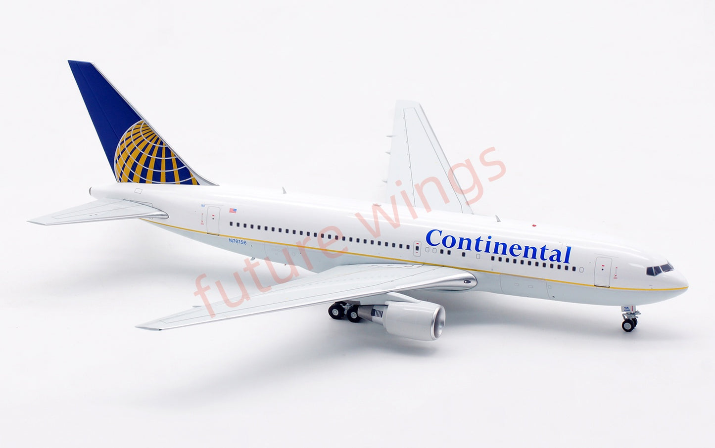 1:200 InFlight200 Continental Airlines B767-200 N76156 Diecast Aircraft Model