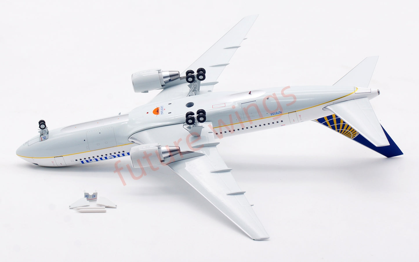1:200 InFlight200 Continental Airlines B767-200 N76156 Diecast Aircraft Model