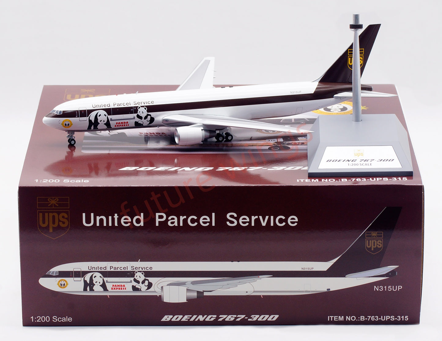 1:200 B-Models UPS B767-300ER N315UP Diecast Aircraft Model