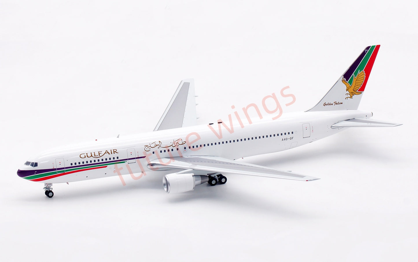 1:200 Retro Models(InFlight200) Gulf Air B767-300ER A4O-GF Diecast Aircraft Model