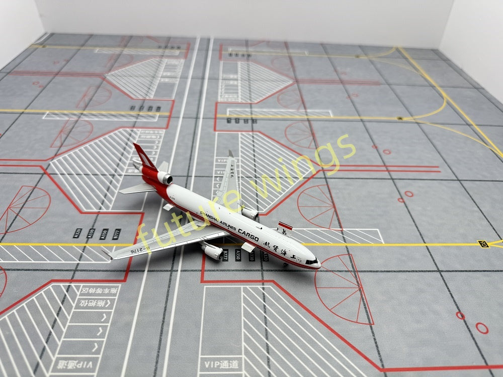 1:400 YY Wings Shanghai Airlines McDonnell MD-11 B-2176 B-2177 B-2178 B-2179 Aircraft Model+Free Tractor