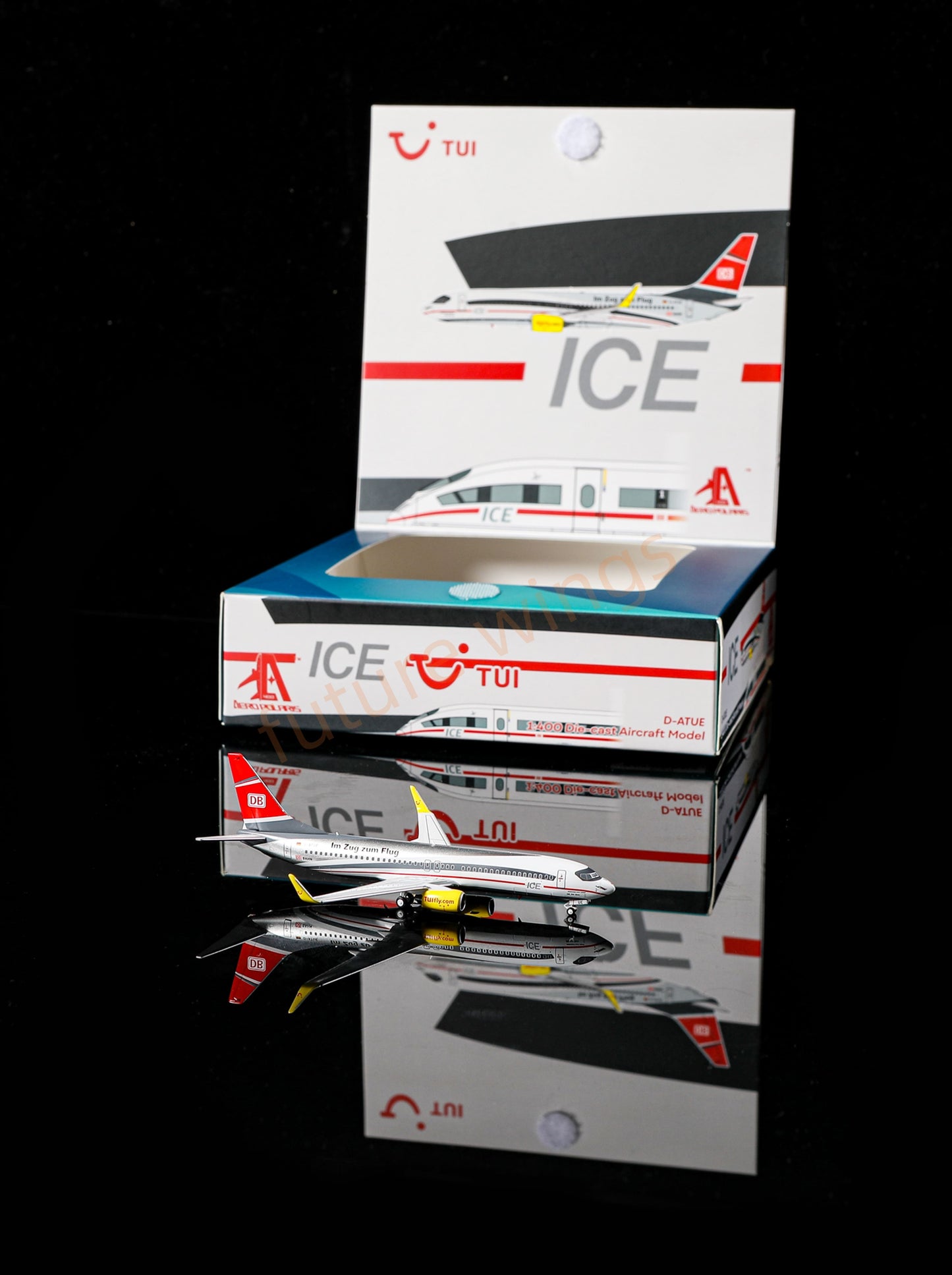 1:400 AeroPolaris 7380011 Tui Airways B737-800 D-ATUE Aircraft Model+Free Tractor