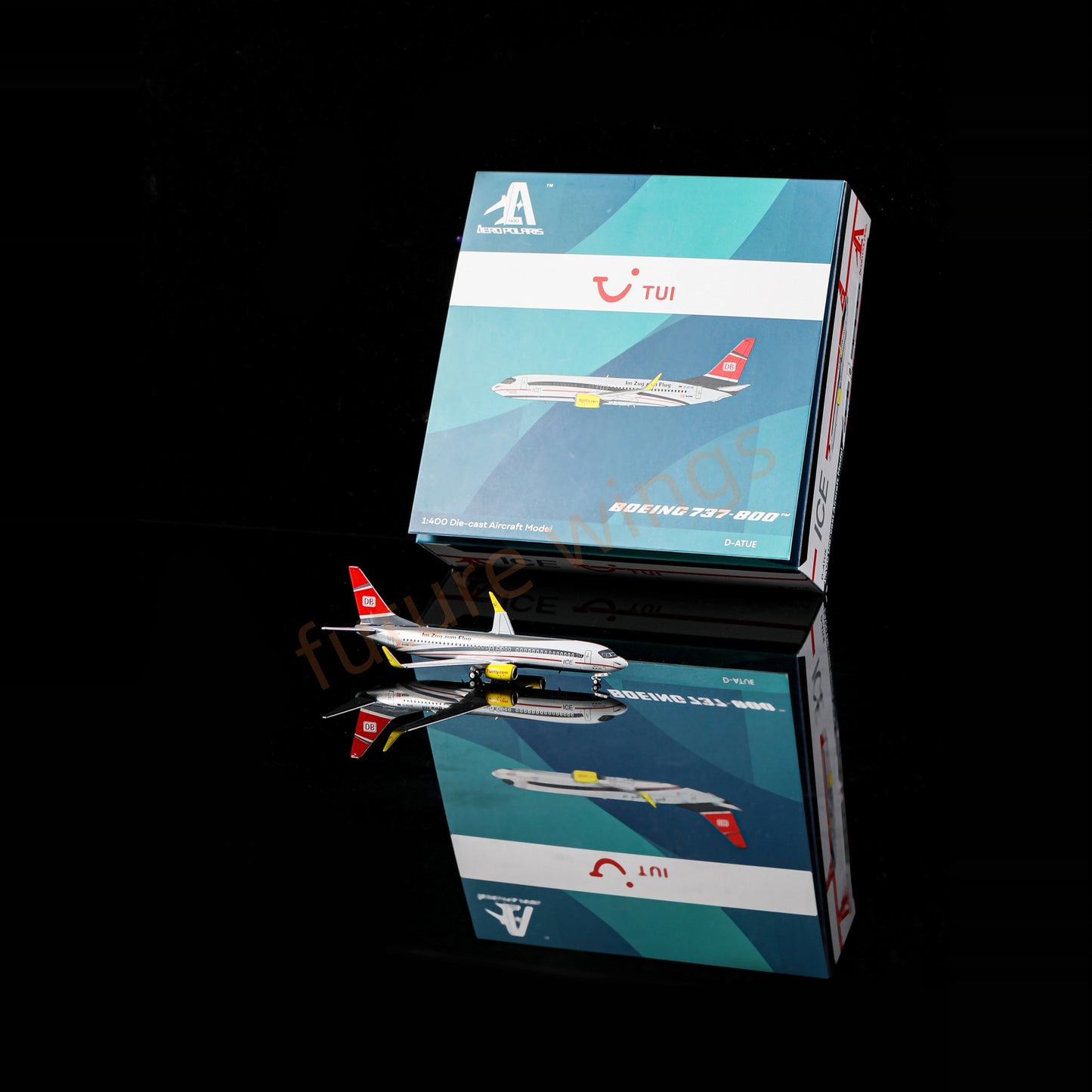 1:400 AeroPolaris 7380011 Tui Airways B737-800 D-ATUE Aircraft Model+Free Tractor