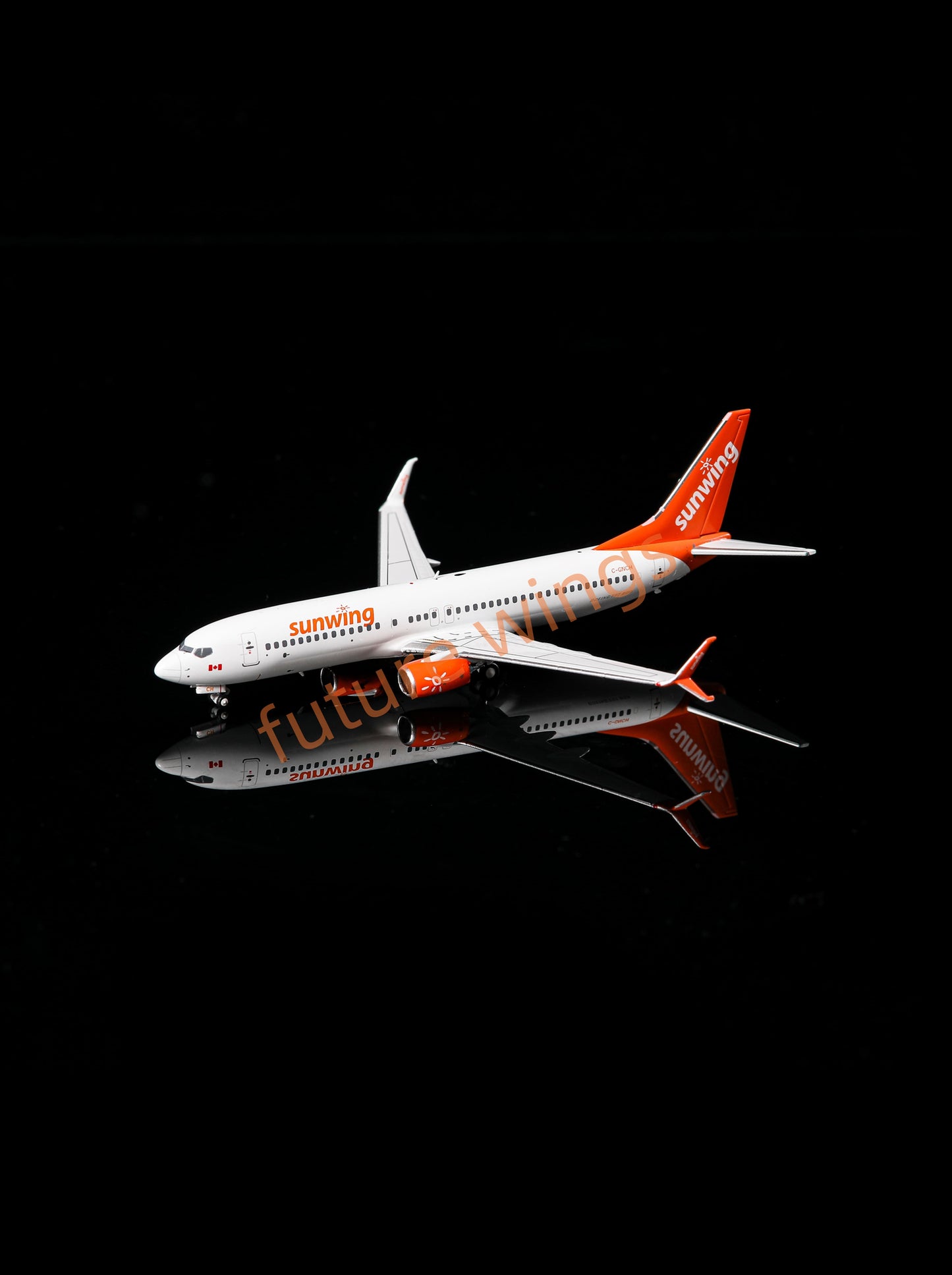 1:400 AeroPolaris 7380007 Sunwing B737-800 C-GNCH Aircraft Model+Free Tractor