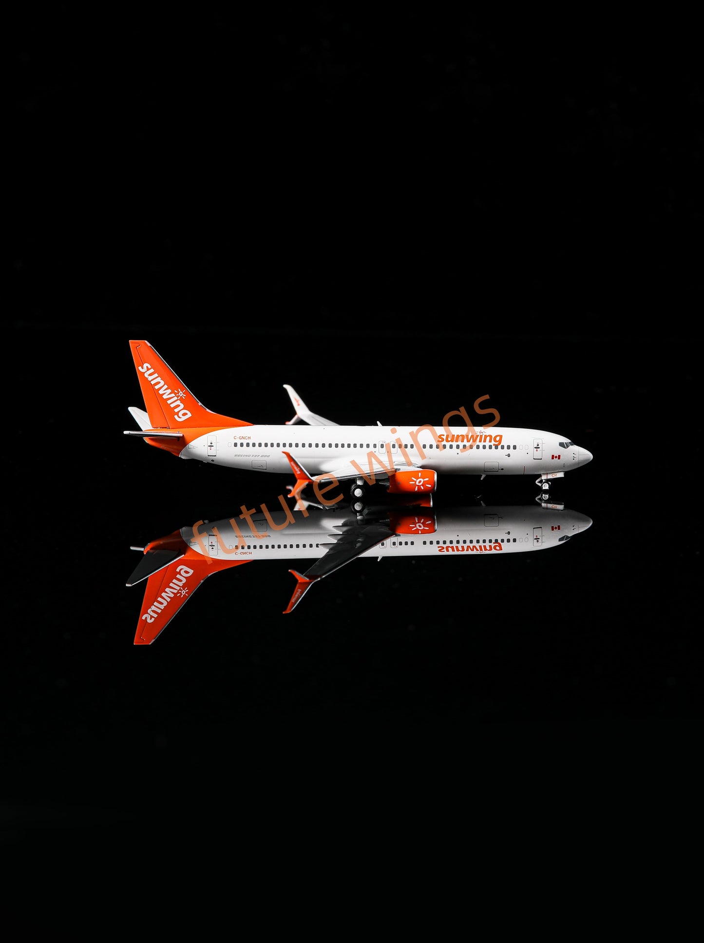 1:400 AeroPolaris 7380007 Sunwing B737-800 C-GNCH Aircraft Model+Free Tractor