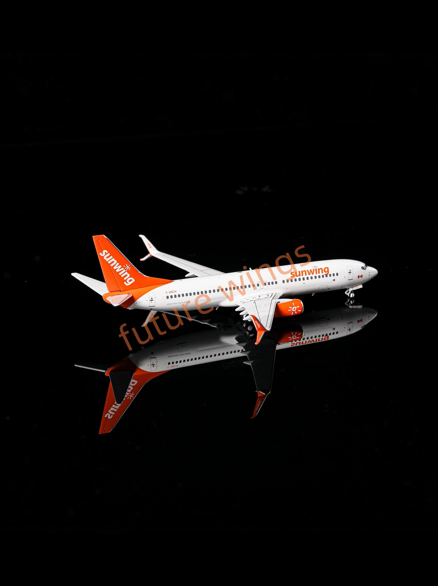 1:400 AeroPolaris 7380007 Sunwing B737-800 C-GNCH Aircraft Model+Free Tractor