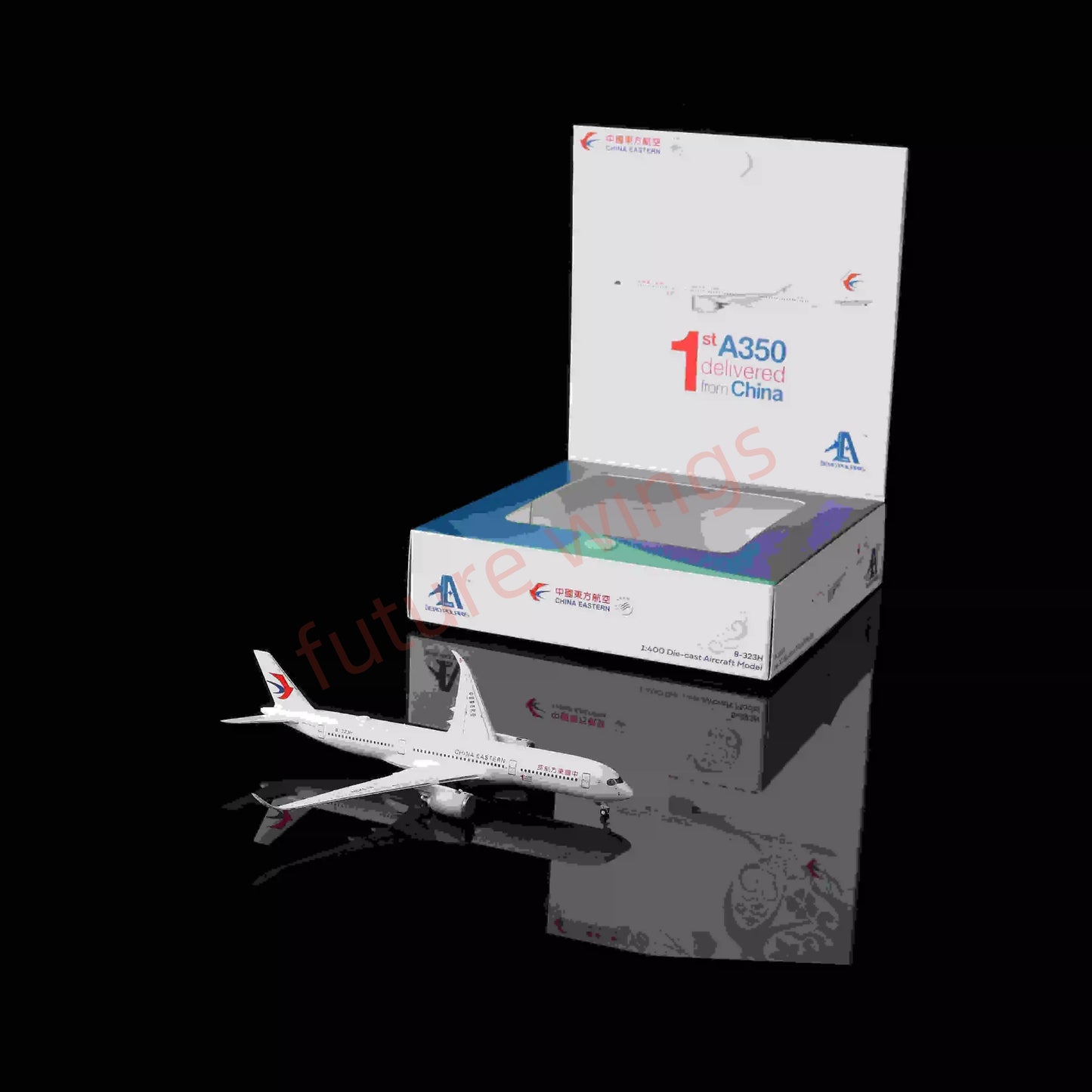 1:400 AeroPolaris 3590001 China Eastern Airlines A350-900 B-323H Aircraft Model+Free Tractor