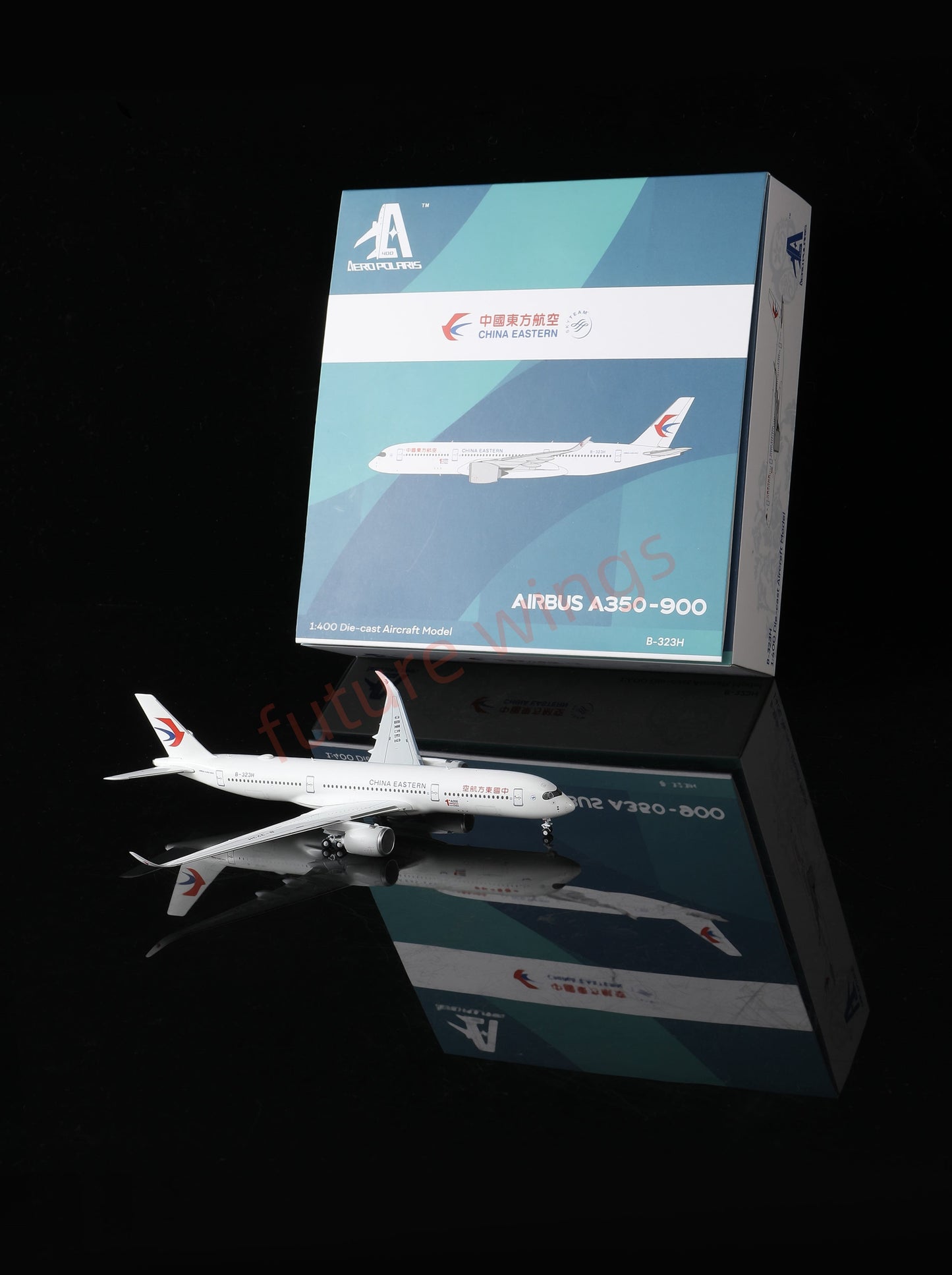 1:400 AeroPolaris 3590001 China Eastern Airlines A350-900 B-323H Aircraft Model+Free Tractor