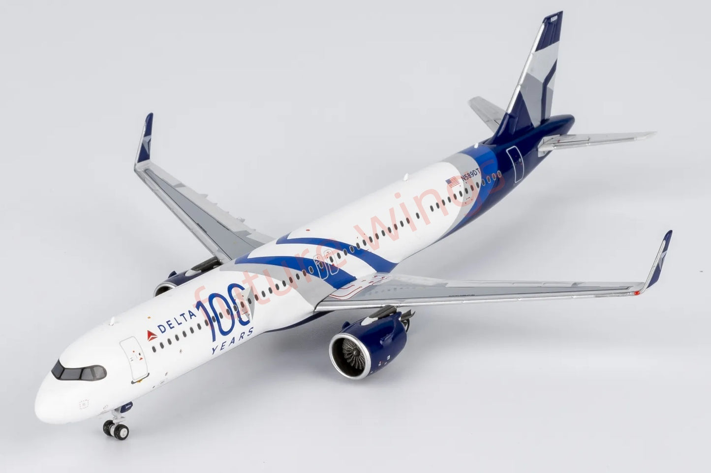 1:400 NG Models NG13130 Delta Airlines A321neo N589DT "100Yeas"Aircraft Model+Free Tractor