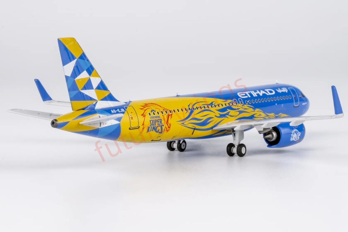 1:400 NG Models NG15058 Etihad Airways A320neo A6-EJB Aircraft Model+Free Tractor