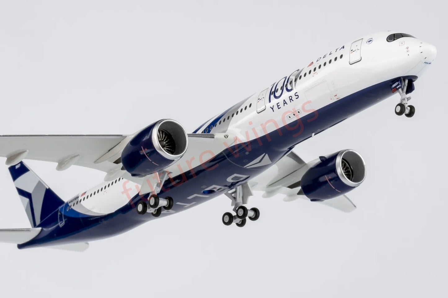 1:400 NG Models NG39106 Delta Airlines A350-900 N527DN "100Years" Aircraft Model+Free Tractor
