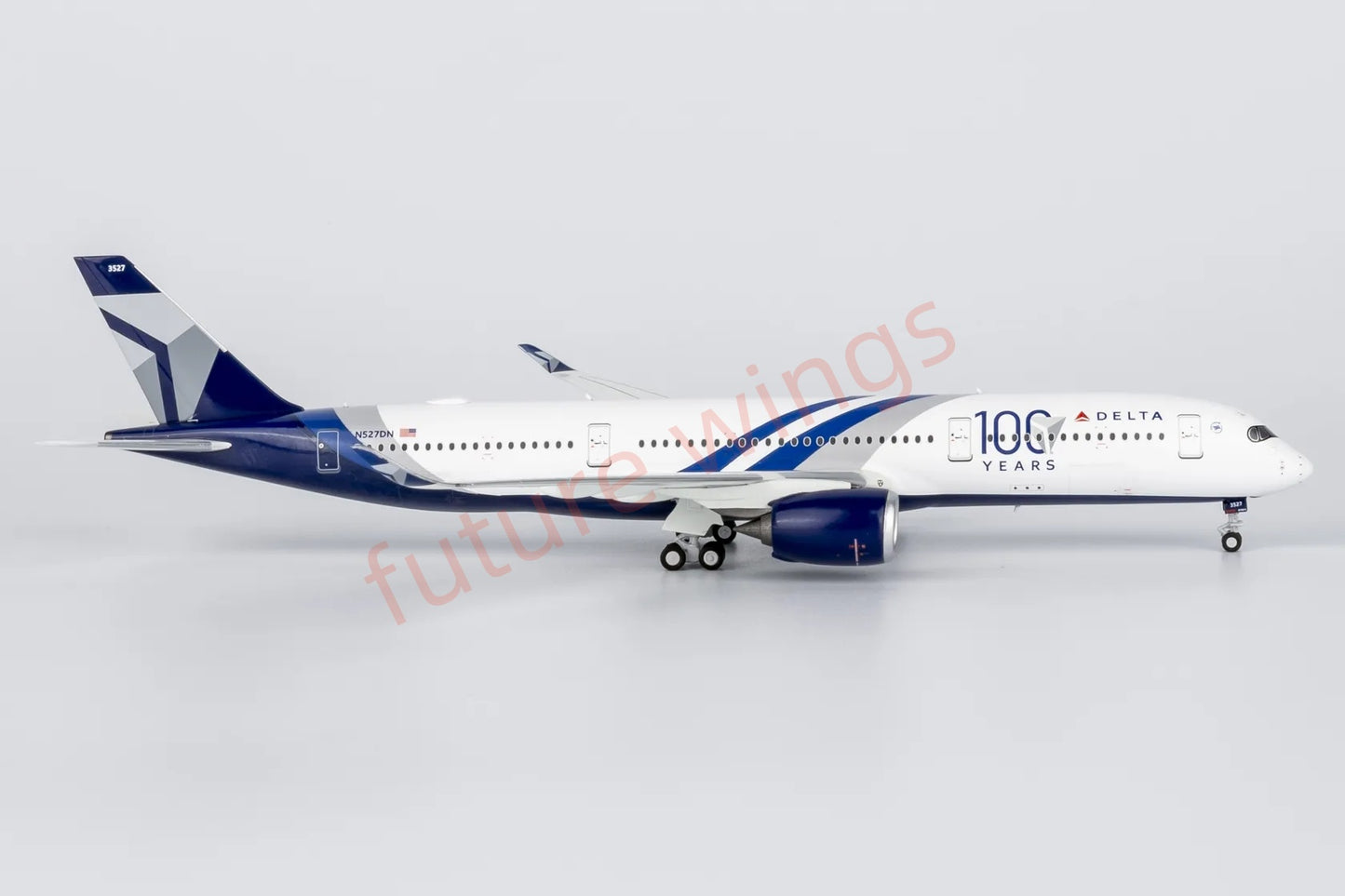 1:400 NG Models NG39106 Delta Airlines A350-900 N527DN "100Years" Aircraft Model+Free Tractor