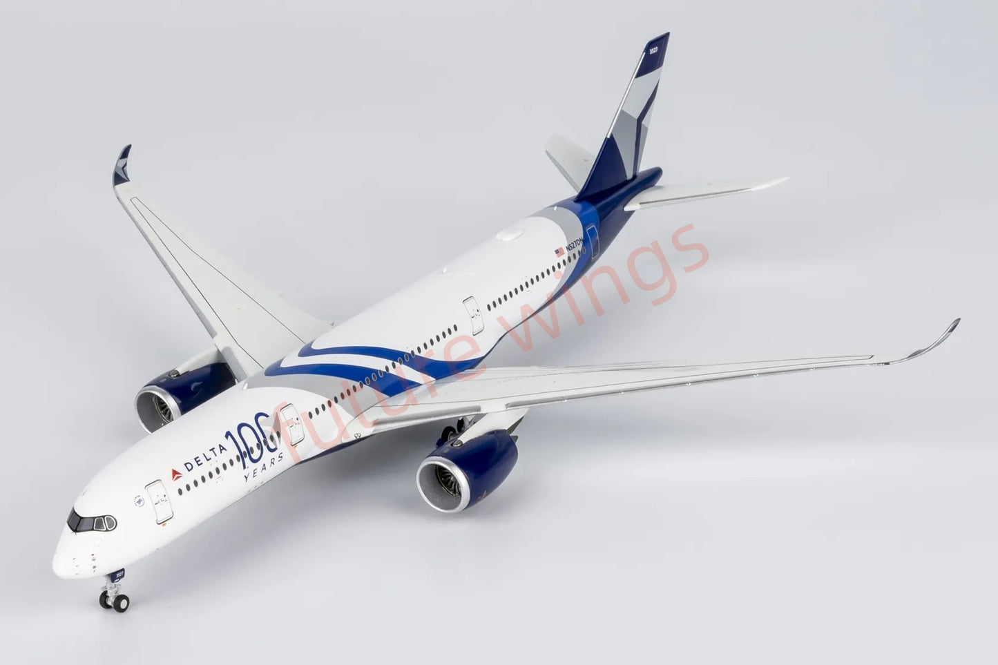1:400 NG Models NG39106 Delta Airlines A350-900 N527DN "100Years" Aircraft Model+Free Tractor
