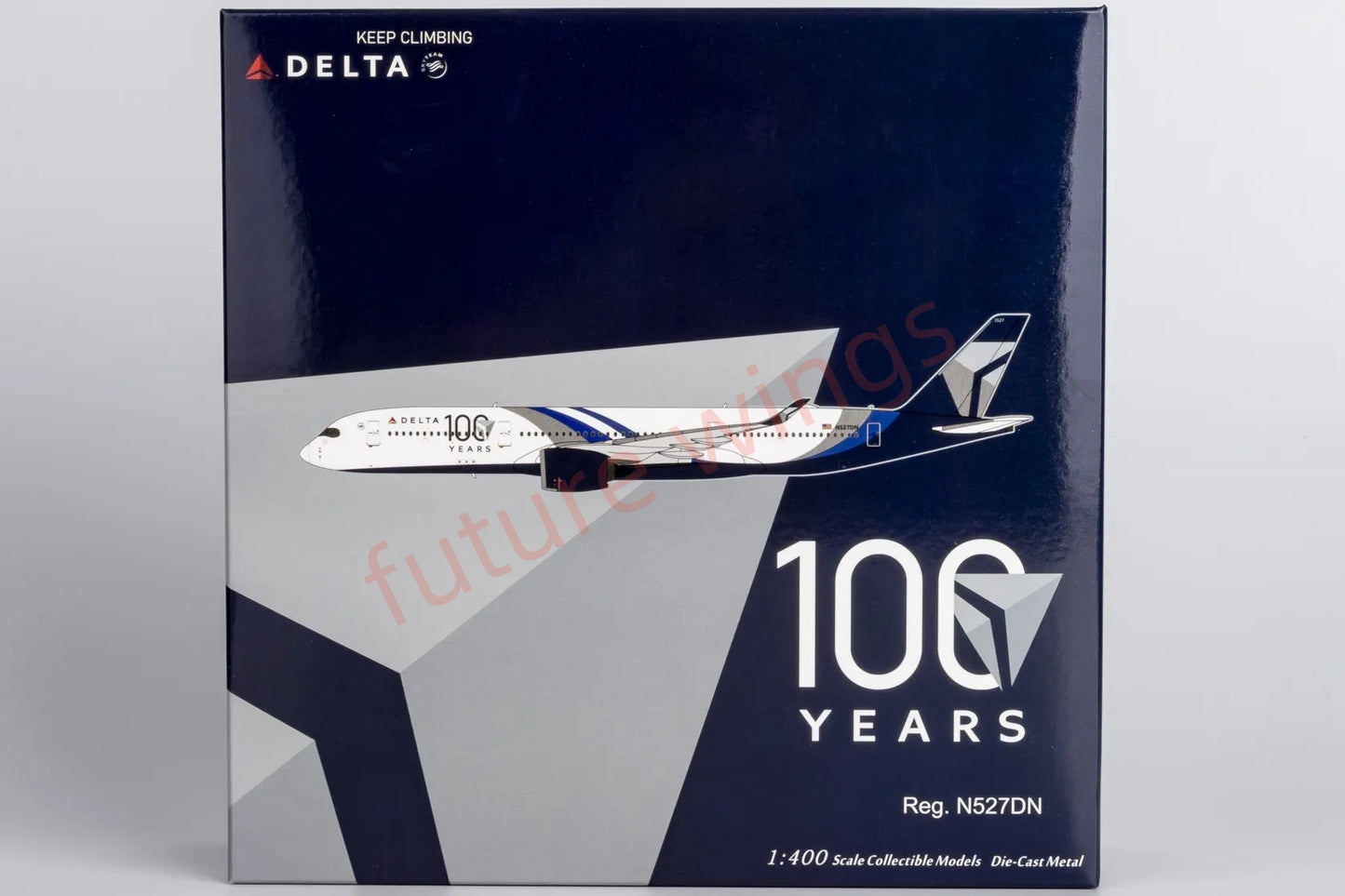 1:400 NG Models NG39106 Delta Airlines A350-900 N527DN "100Years" Aircraft Model+Free Tractor