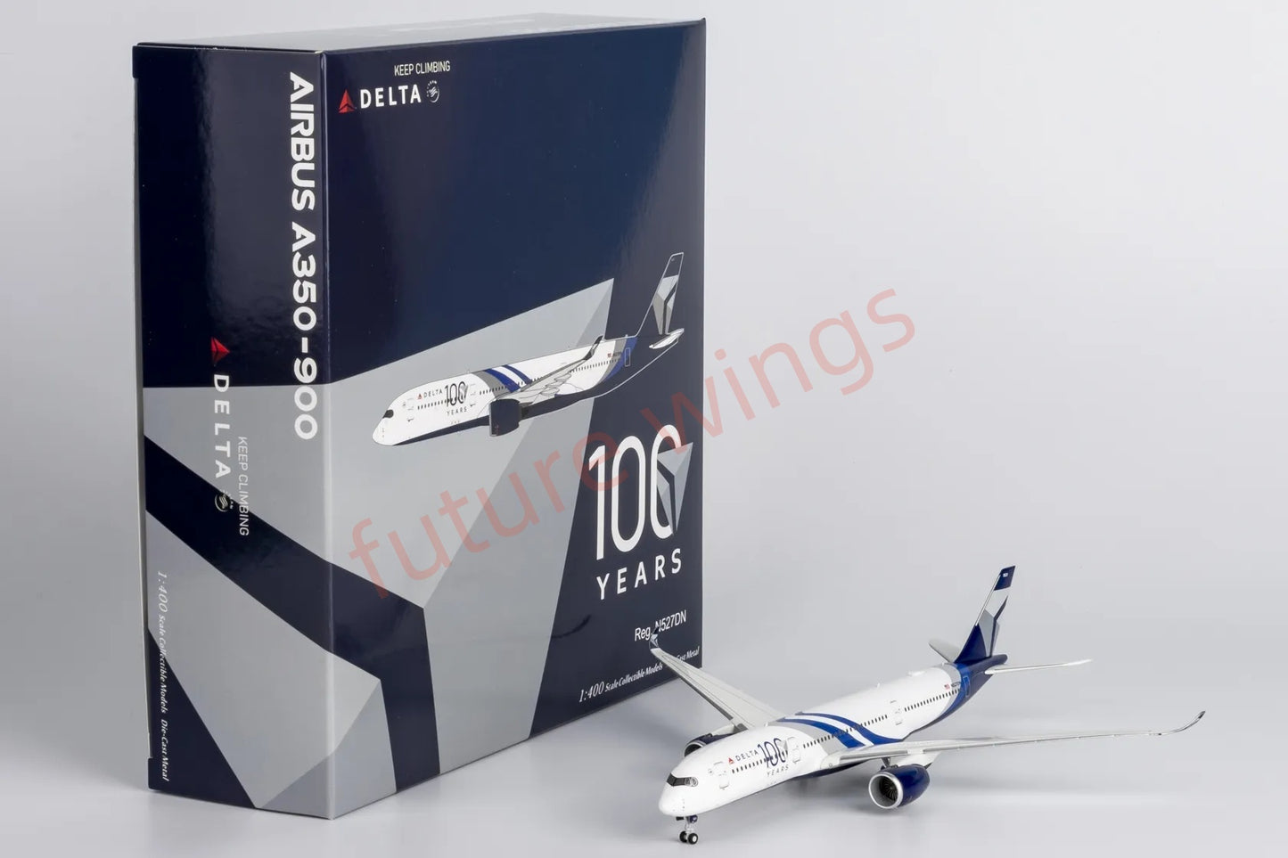 1:400 NG Models NG39106 Delta Airlines A350-900 N527DN "100Years" Aircraft Model+Free Tractor
