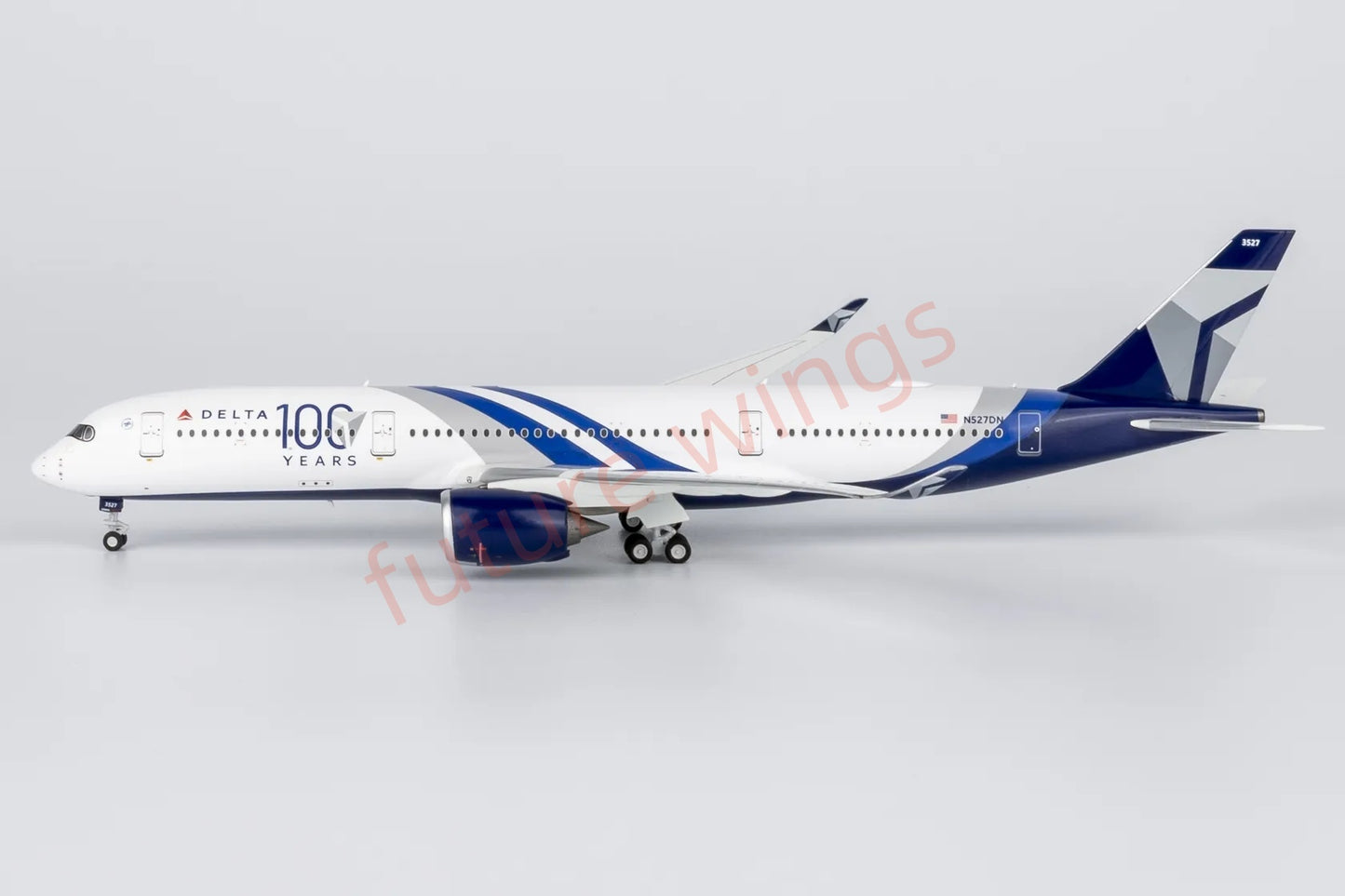 1:400 NG Models NG39106 Delta Airlines A350-900 N527DN "100Years" Aircraft Model+Free Tractor