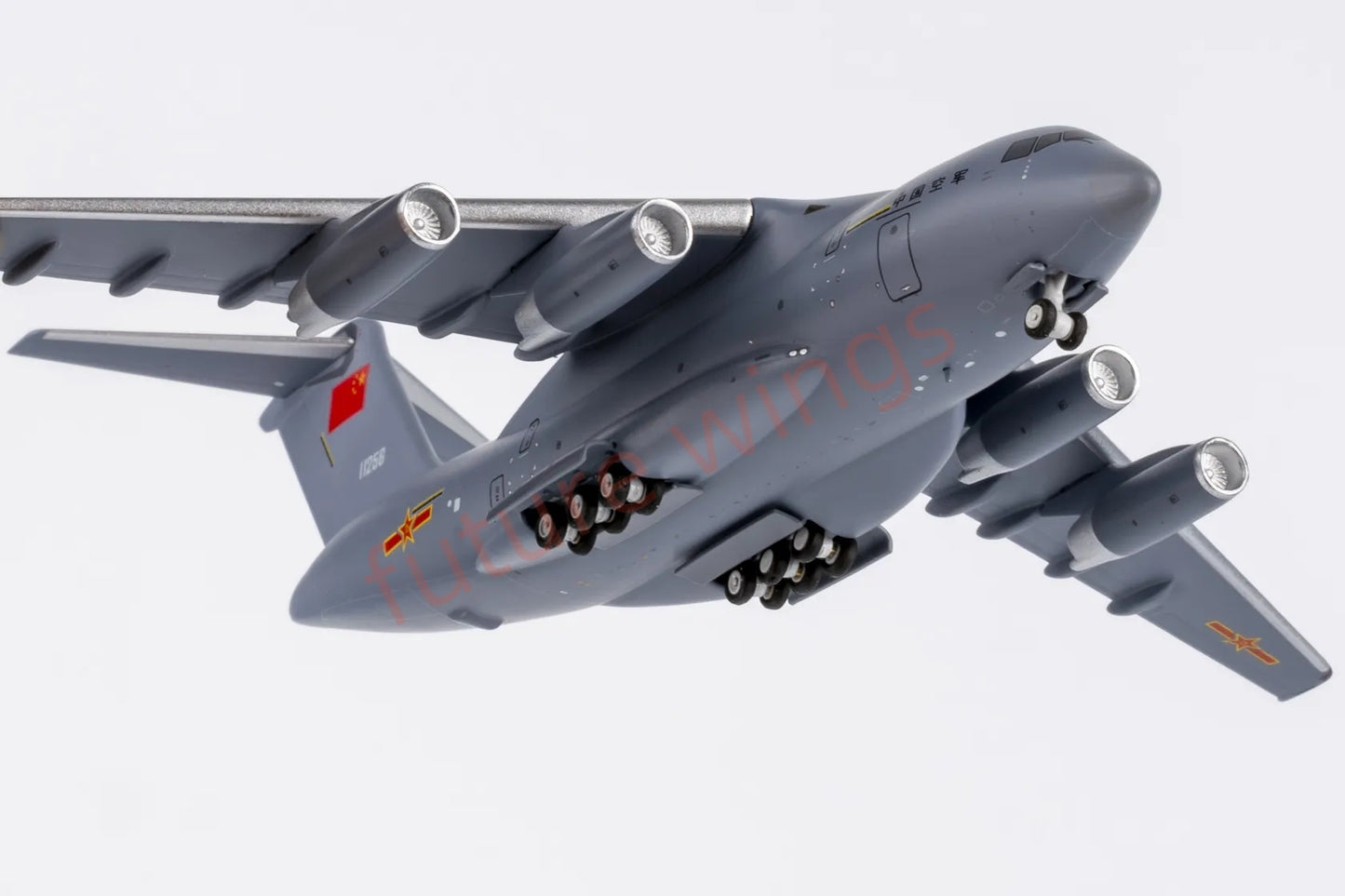 1:400 NG Models NG22023 China Air Force Y-20 "KunPeng" 11256 Transport Aircraft Model+Free Tractor