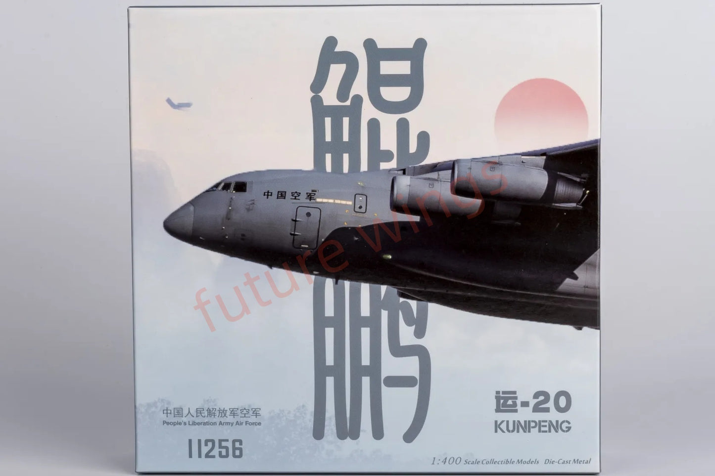 1:400 NG Models NG22023 China Air Force Y-20 "KunPeng" 11256 Transport Aircraft Model+Free Tractor