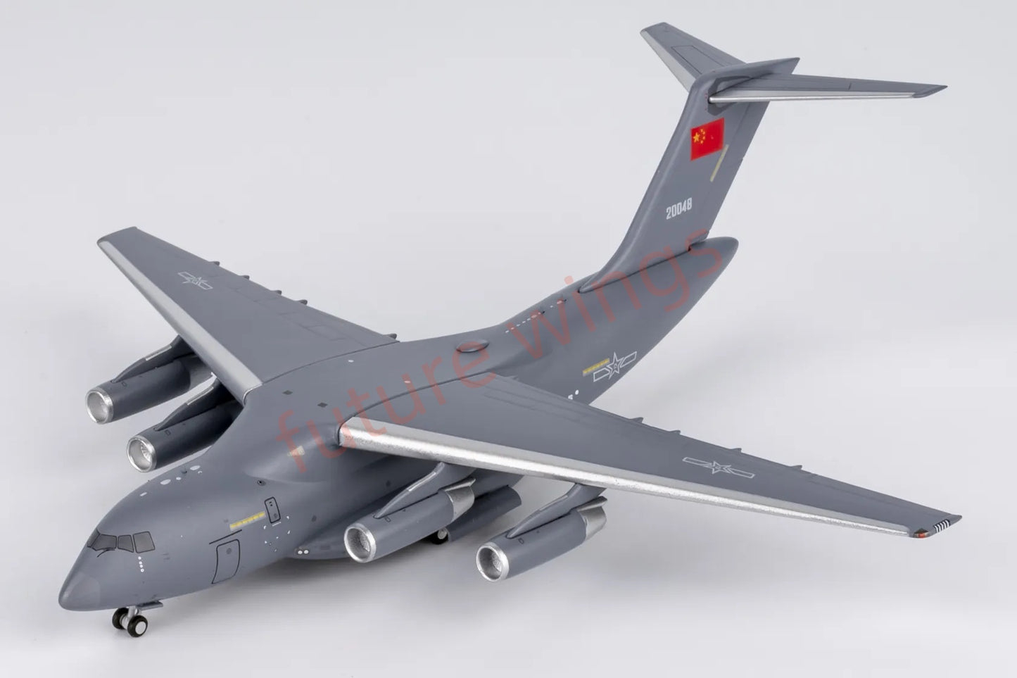 1:400 NG Models NG22020 China Air Force Y-20 "KunPeng" 20048 Transport Aircraft Model+Free Tractor