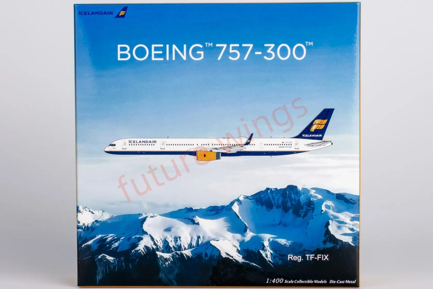 1:400 NG Models NG45008 Iceland Air B757-300 TF-FIX Aircraft Model+Free Tractor
