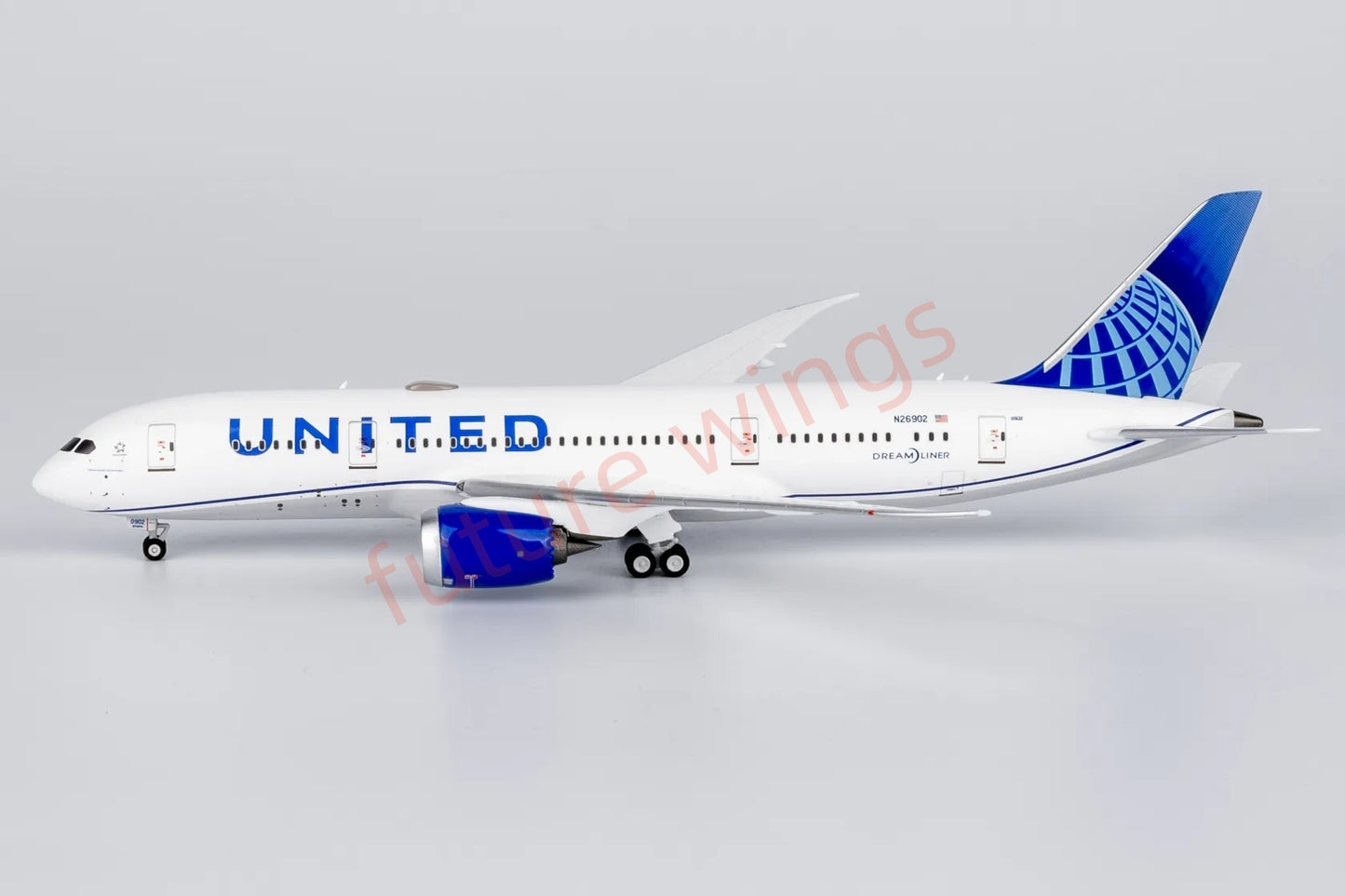 1:400 NG Models NG59031 United Airlines B787-8 N26902 Aircraft Model+Free Tractor