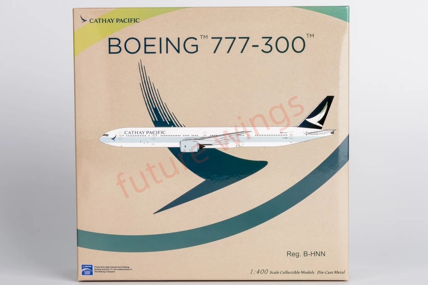 1:400 NG Models NG73072 Cathay Pacific B777-300 B-HNN Aircraft Model+Free Tractor