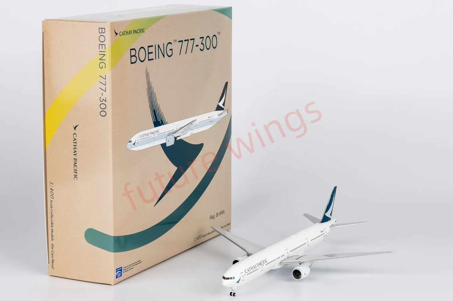 1:400 NG Models NG73072 Cathay Pacific B777-300 B-HNN Aircraft Model+Free Tractor