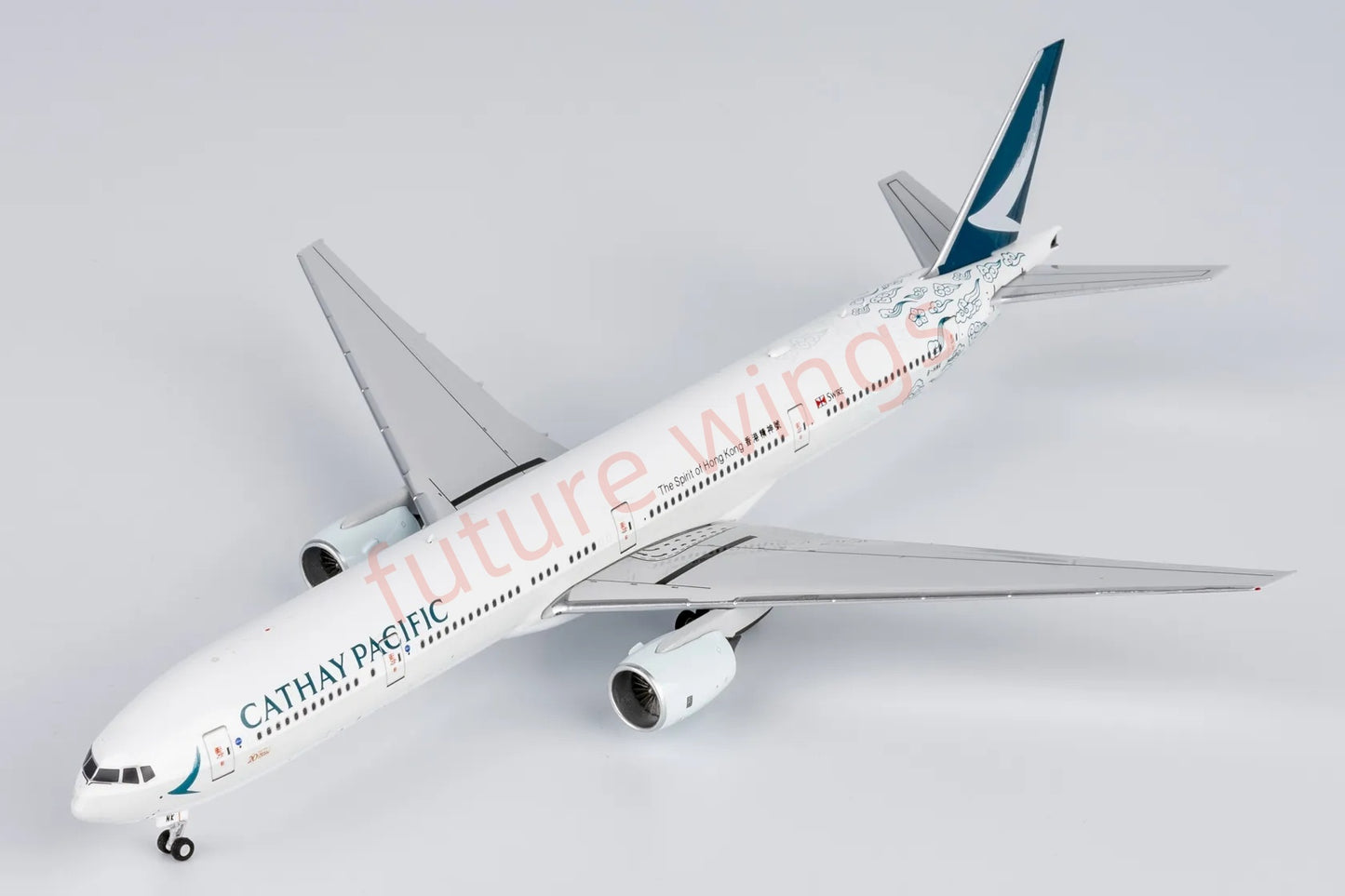1:400 NG Models NG73071 Cathay Pacific B777-300 B-HNK Aircraft Model+Free Tractor