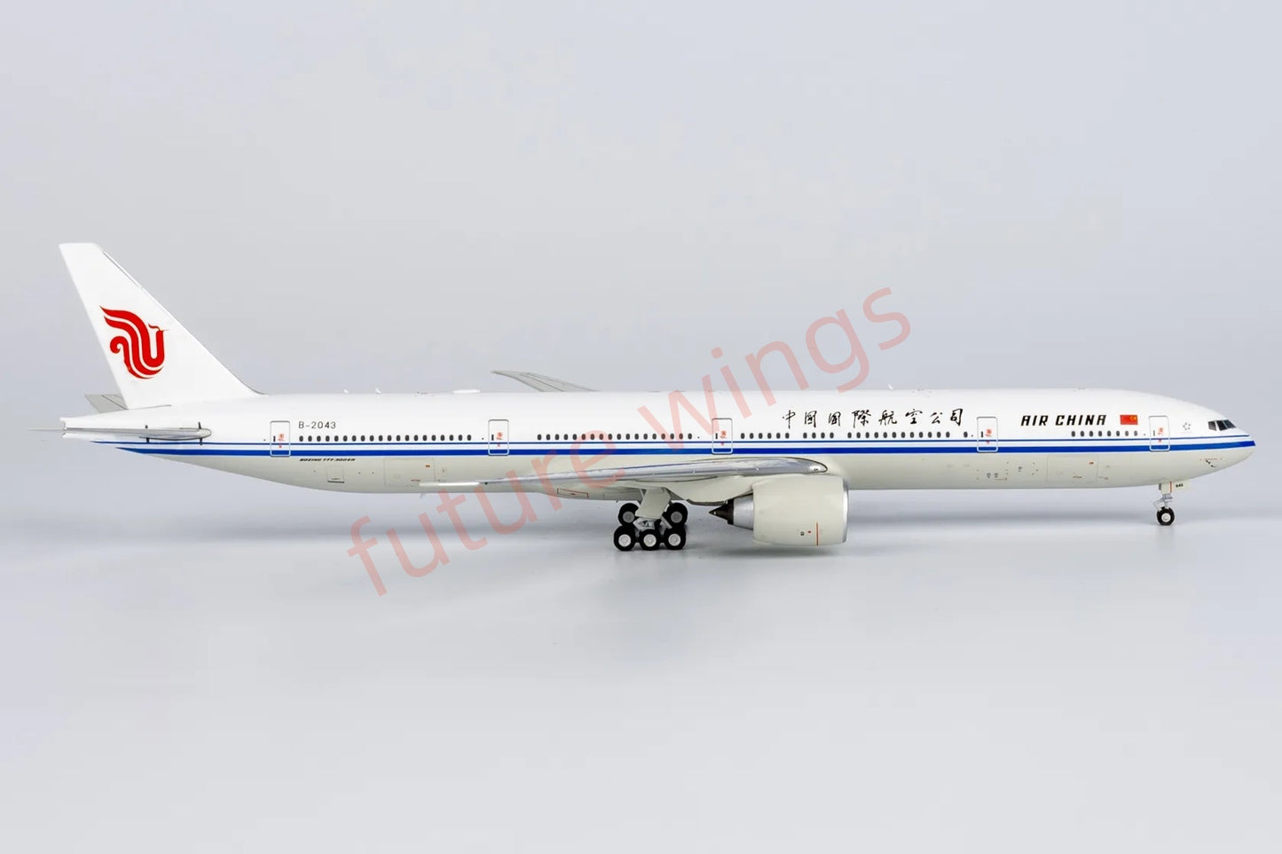 1:400 NG Models NG73067 Air China B777-300ER B-2043 Aircraft Model+Free Tractor