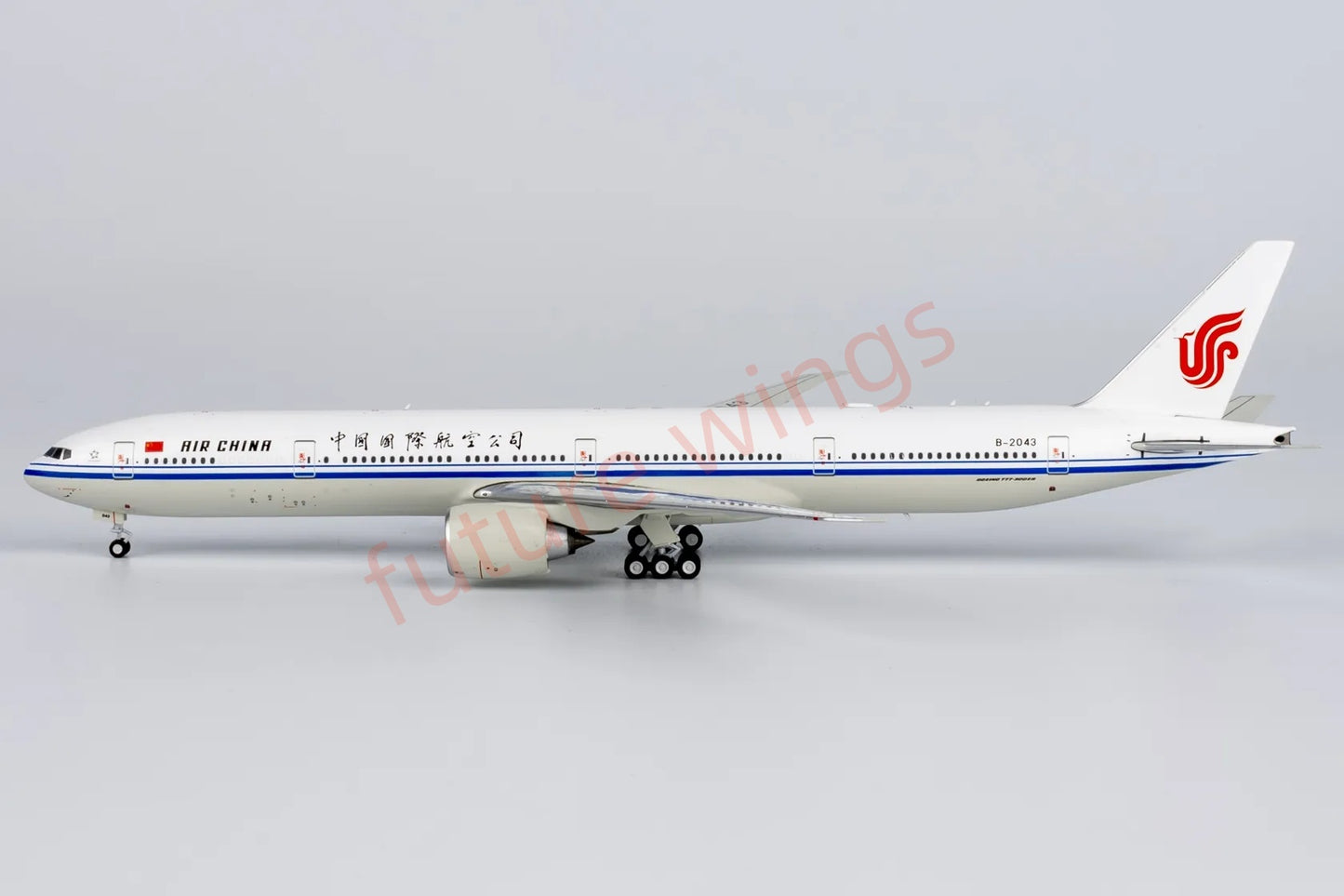 1:400 NG Models NG73067 Air China B777-300ER B-2043 Aircraft Model+Free Tractor