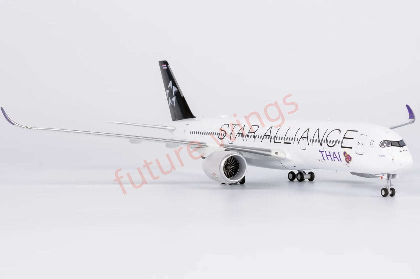 1:400 NG Models NG39083 Thai Airways A350-900 HS-THU "Star Alliance" Aircraft Model+Free Tractor