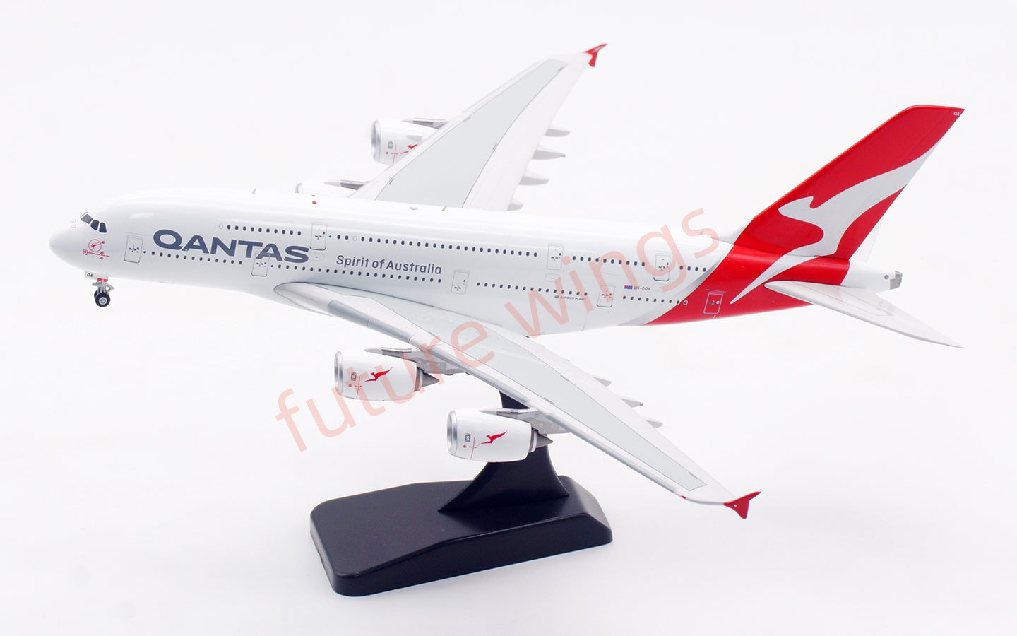 1:400 Aviation400 Qantas Airways A380 VH-OQA Aircraft Model Free Tractor+Stand