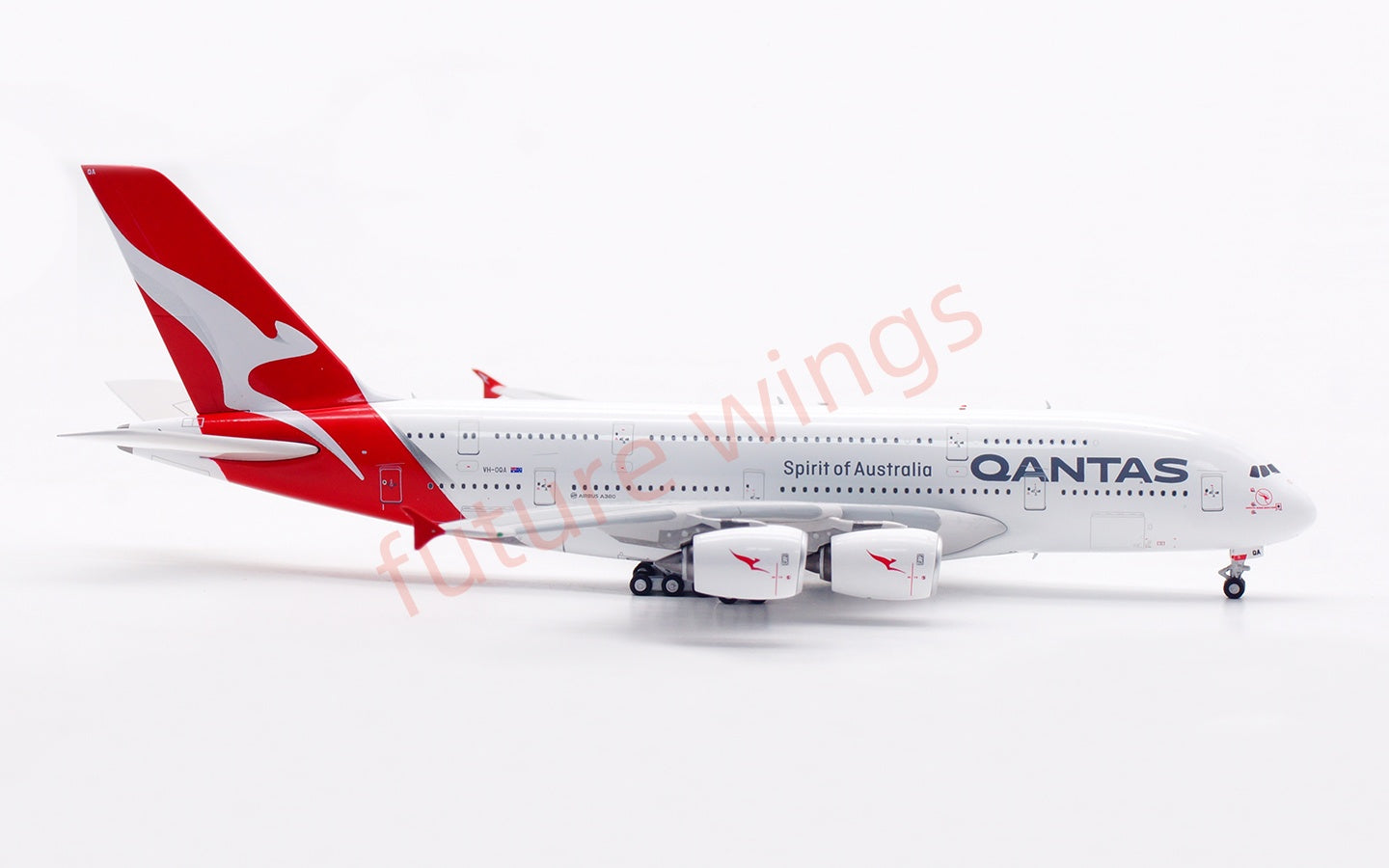 1:400 Aviation400 Qantas Airways A380 VH-OQA Aircraft Model Free Tractor+Stand