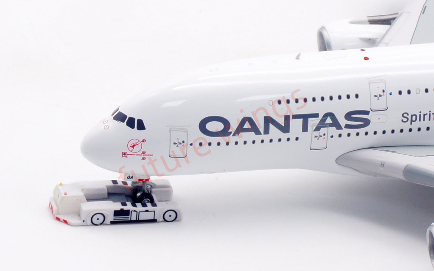 1:400 Aviation400 Qantas Airways A380 VH-OQA Aircraft Model Free Tractor+Stand