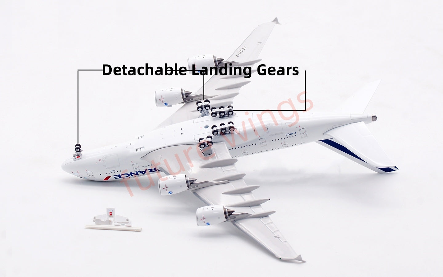 1:400 Aviation400 Air France A380 F-HPJJ Aircraft Model Free Tractor+Stand