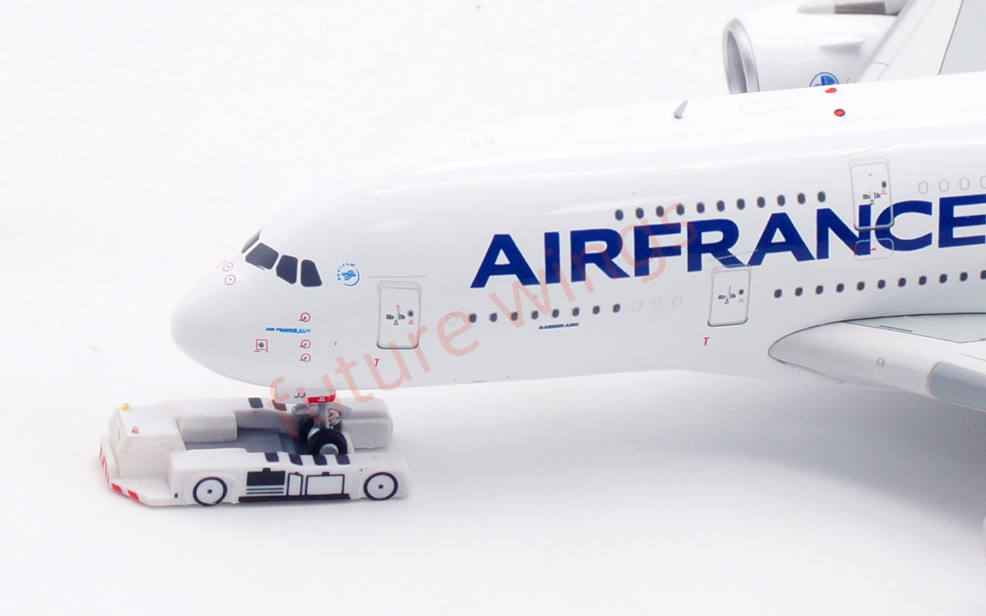 1:400 Aviation400 Air France A380 F-HPJJ Aircraft Model Free Tractor+Stand